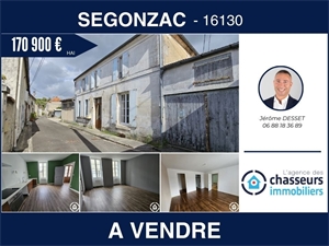 maison ancienne à la vente -   16130  SEGONZAC, surface 110 m2 vente maison ancienne - UBI447297122